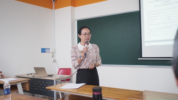 HỌP MẶT GIẢNG VIÊN HƯỚNG DẪN THỰC TẬP VÀ THỰC HIỆN ĐỒ ÁN MÔN HỌC CHUYÊN NGÀNH GẮN VỚI CHUẨN ĐẦU RA CỦA CHƯƠNG TRÌNH ĐÀO TẠO TRONG HỌC KỲ 1A, NĂM HỌC 2023 – 2024 13