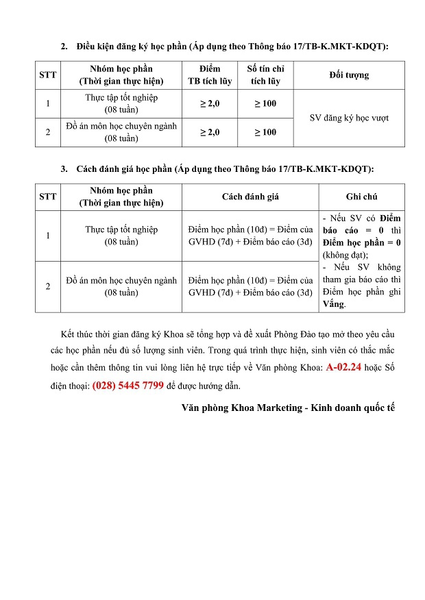 [THÔNG BÁO] Đăng ký học phần Thực tập tốt nghiệp, Đồ án môn học & Mở lớp theo yêu cầu các học phần trong HK2 năm học 2024 - 2025 43