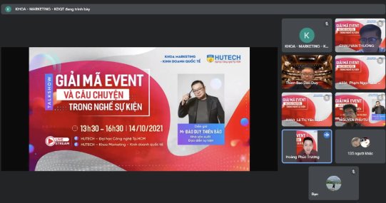 Sinh viên HUTECH đi tìm “chìa khóa” thành công trong ngành Sự kiện cùng chuyên gia Đào Duy Thiên Bảo 10