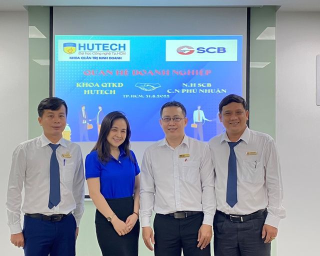 Khoa QTKD hợp tác với Ngân hàng SCB Chi nhánh Phú Nhuận mở rộng cơ hội học tập trải nghiệm cho sinh viên Khoa QTKD HUTECH 25