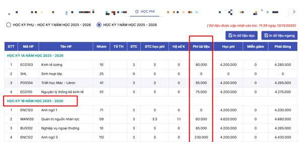 V/v phát sách bổ sung cho sinh viên hệ chính quy Lần 2_HK1B – Năm học 2025-2026 5
