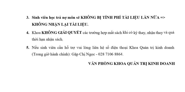 THÔNG BÁO PHÁT SÁCH BỔ SUNG LẦN 2 HỌC KỲ 2B và HỌC KỲ 2 PHỤ NĂM HỌC 2024 - 2025 6