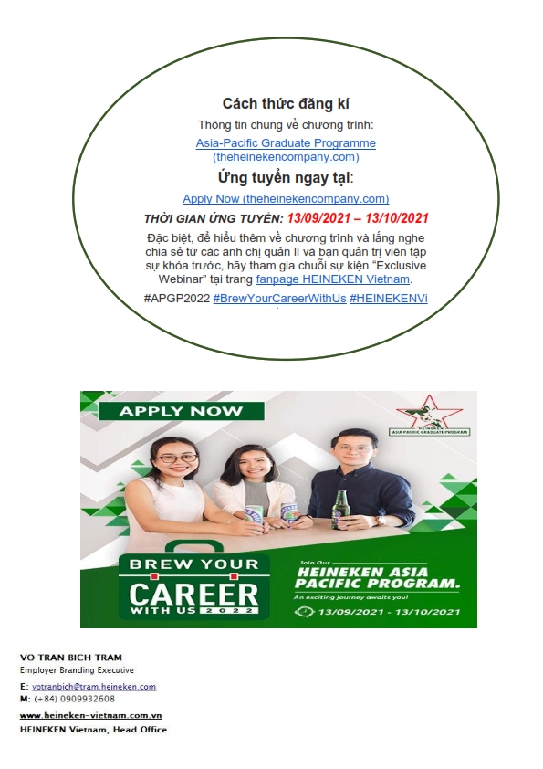 Thông báo tuyển dụng nhân sự Tháng 09/2021 - Heineken Việt Nam 6