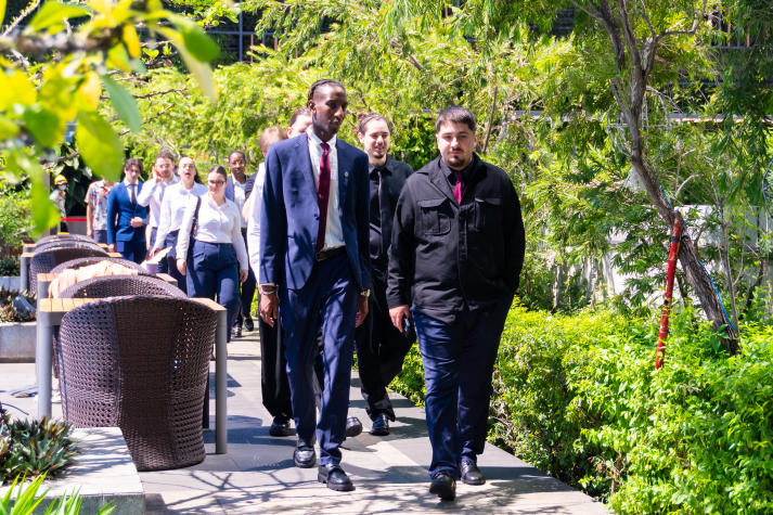 Hospitality Management students explore luxury hotel work environments 14