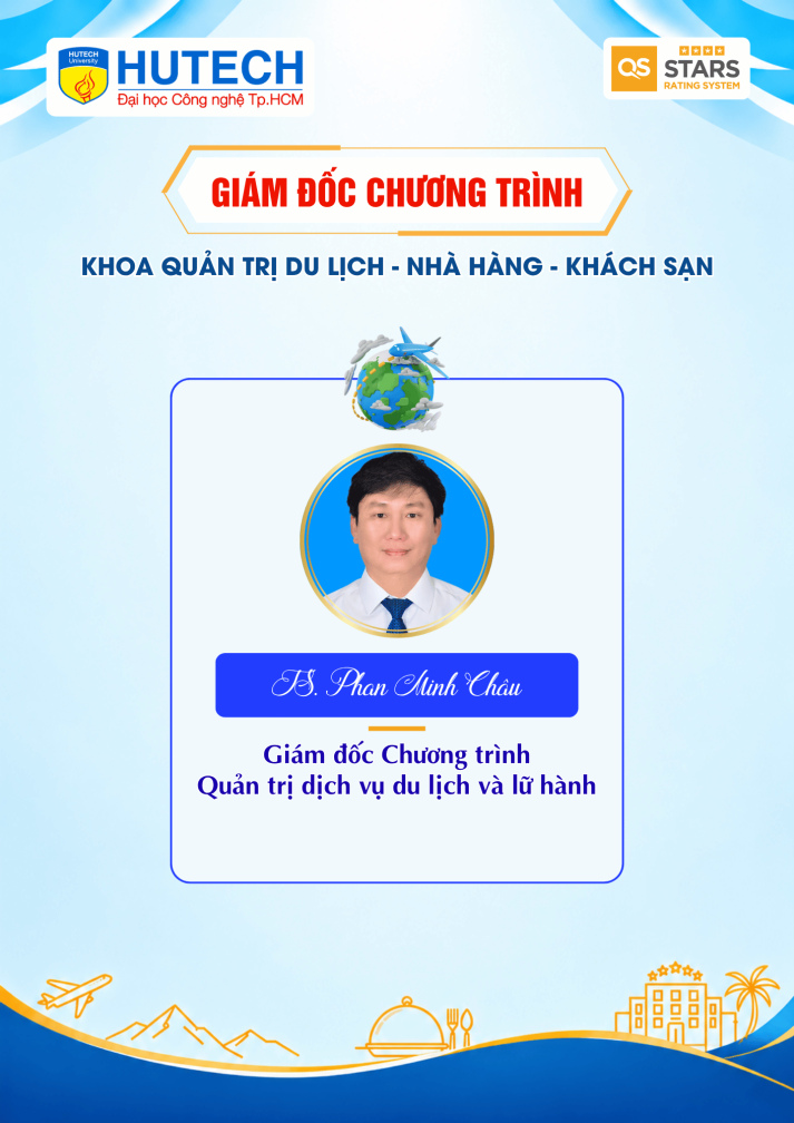 Giám đốc chương trình đào tạo Khoa Quản trị Du lịch - Nhà hàng - Khách sạn 2