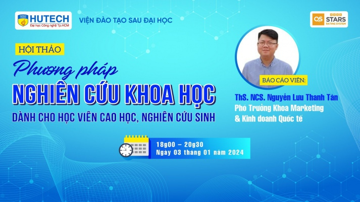 HUTECH Institute of Postgraduate Studies organizes workshop on scientific research methods for graduate students and doctoral candidates 9