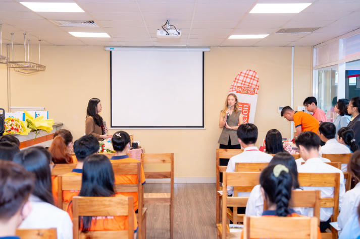 HUTECH Tourism and Hospitality Management students explore the art of cheese with experts from Paysan Breton 10