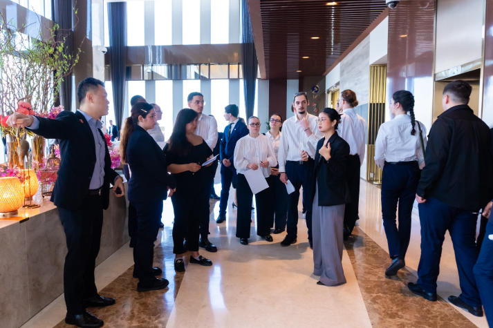 Hospitality Management students explore luxury hotel work environments 12