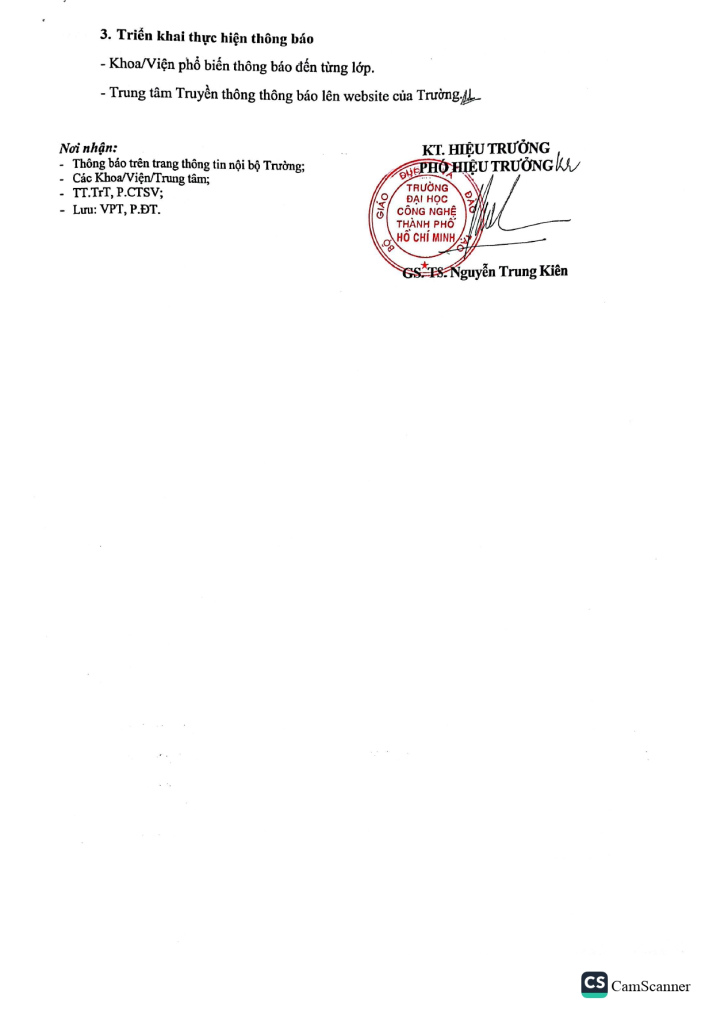 Thông báo lịch thi Học kỳ 2 đợt A năm học 2024 - 2025 đối với sinh viên Đại học chính quy, Đại học Liên thông, Đại học Văn bằng 2 3