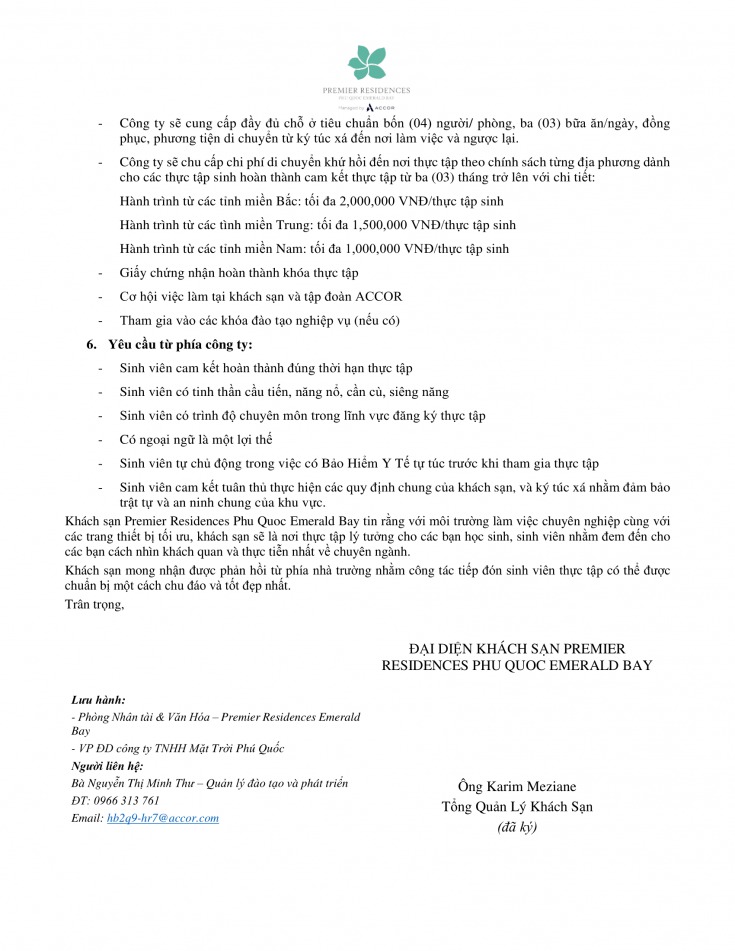 Premier Residences Phu Quoc Emerald Bay Thông báo tuyển dụng 48
