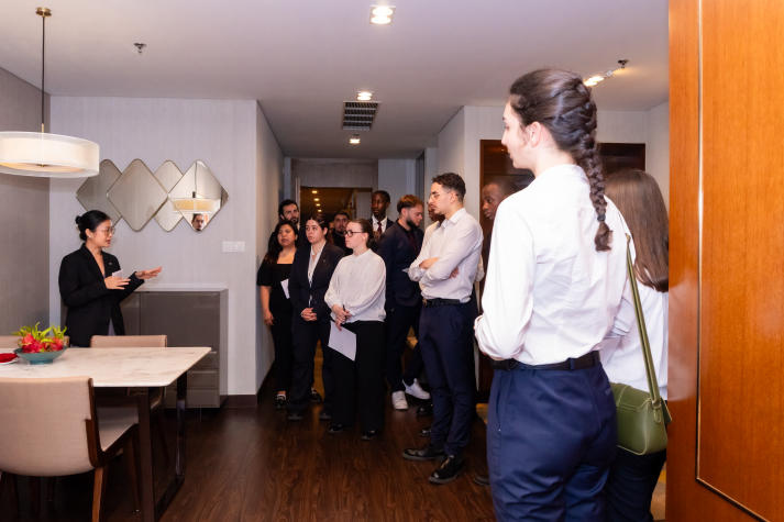Hospitality Management students explore luxury hotel work environments 19