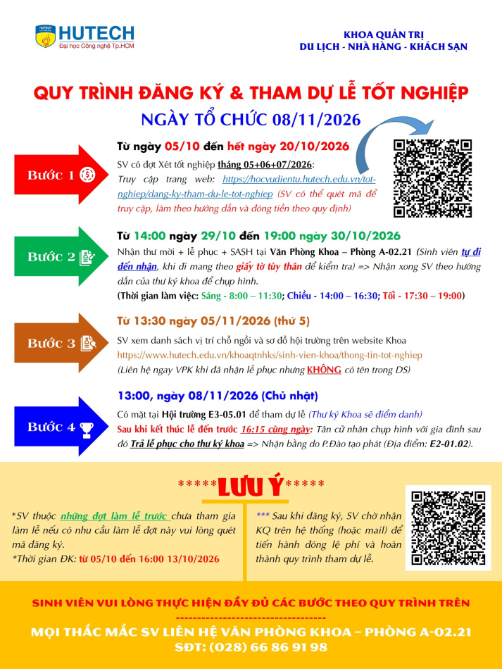 [K.QTDL-NH-KS] QUY TRÌNH ĐĂNG KÝ THAM DỰ LỄ TỐT NGHIỆP NGÀY 08/11/2026 2
