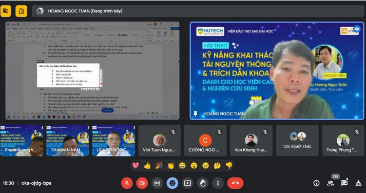 HUTECH equips graduate students and doctoral candidates with information resource utilization skills 21