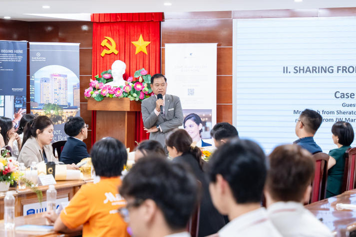 Hotel Management students explore real-world work environments and internship opportunities at Marriott International 81