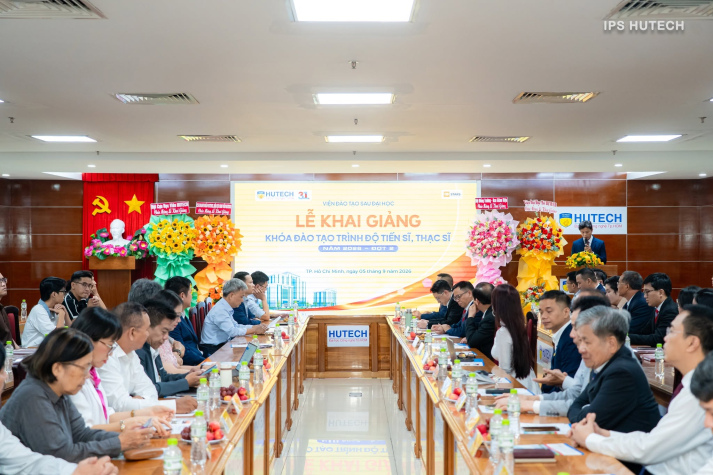 HUTECH khai giảng chương trình đào tạo Tiến sĩ, Thạc sĩ năm 2026 - Chào đón tân học viên Thạc sĩ ngành Thú y