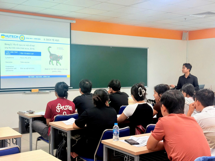 KHOA THÚ Y TỔ CHỨC KHÓA HỌC NGẮN HẠN “TIẾP CẬN CHẨN ĐOÁN VÀ ĐIỀU TRỊ UNG BƯỚU THÚ NHỎ TRONG THỰC HÀNH LÂM SÀNG” 13