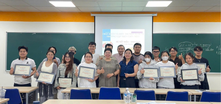 Khoa Thú y tổ chức khóa học ngắn hạn “CHẨN ĐOÁN VÀ ĐIỀU TRỊ BỆNH THẬN TRÊN CHÓ, MÈO” 23