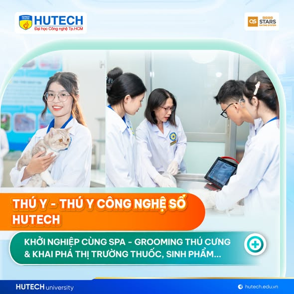 Ngành Thú y HUTECH 2026: Khi Bác sĩ Thú y trở thành "chiến binh AI" của nông nghiệp hiện đại 13
