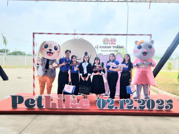 Khoa Thú y HUTECH tham gia Lễ khánh thành Nhà máy sản xuất thức ăn thú cưng Pet Like 6