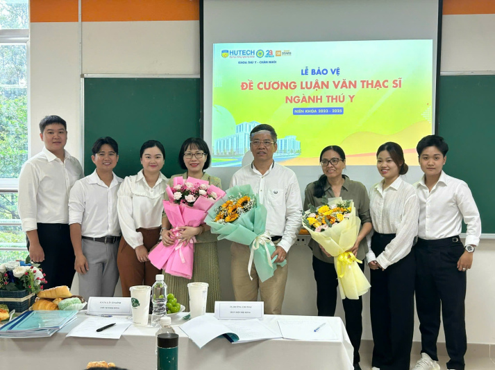 HUTECH thông báo tuyển sinh trình độ Thạc sĩ chuyên ngành Thú y năm 2025 - Đợt 2 122