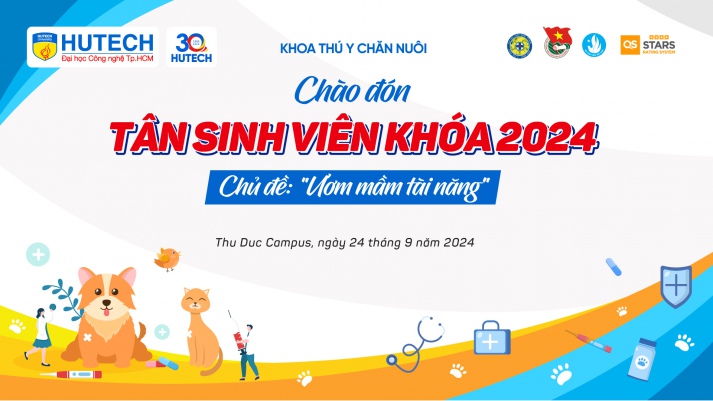 CHÀO ĐÓN TÂN SINH VIÊN KHOÁ 2024 NGÀNH THÚ Y 390