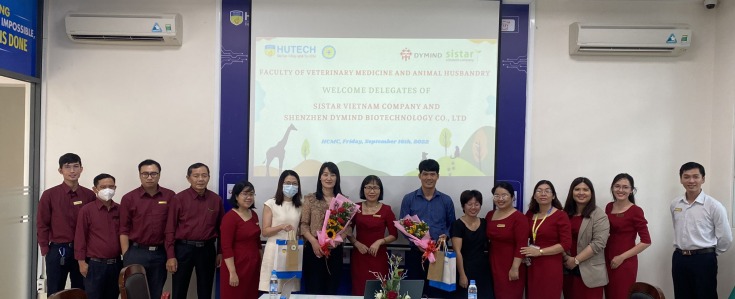 Khoa Thú y - Chăn nuôi đón tiếp đoàn đại biểu của công ty Shenzen Dymind BioTechnoloy và Sistar Vietnam 10