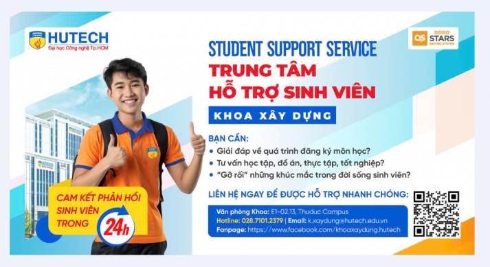 TRUNG TÂM HỖ TRỢ SINH VIÊN KHOA XÂY DỰNG 10