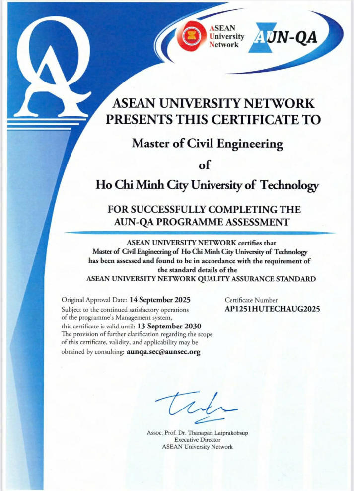 Sau Đại học - Thạc sĩ Kỹ thuật Xây dựng - Tổng quan 57