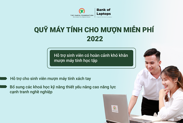 HUTECH nhận hồ sơ học bổng “Cho sinh viên mượn máy tính xách tay” đến hết ngày 20/05 8