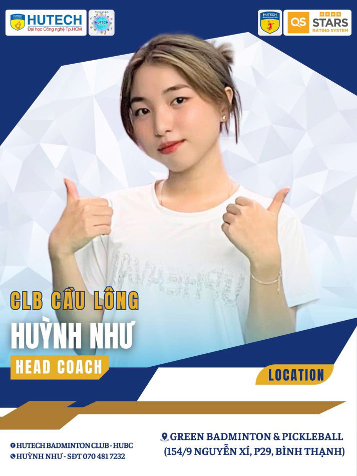 Thành viên CLB Cầu lông HUTECH 9