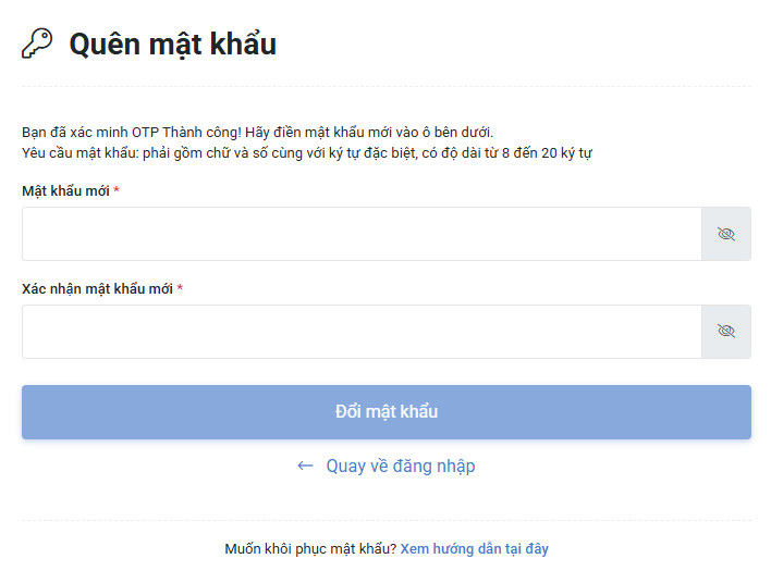 Hướng dẫn đặt lại mật khẩu qua email 37