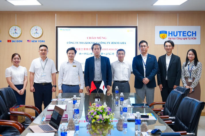 Vietnam-Japan Institute of Technology welcomed Jesco Asia Company and Toa Kogyo Company (Japan) 21