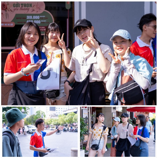 Students of HUTECH Faculty of Japanese Studies guide Japanese students around Ho Chi Minh City 28