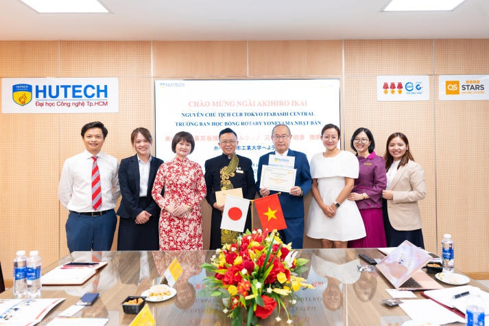 HUTECH worked with the Head of the Rotary Yoneyama Scholarship Committee (Japan) 58