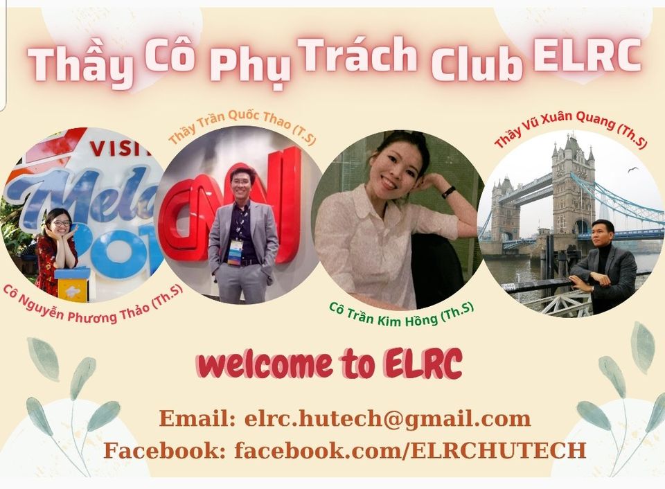 Câu lạc bộ Nghiên Cứu Ngôn Ngữ Anh (English Language Research Club - ELRC 8