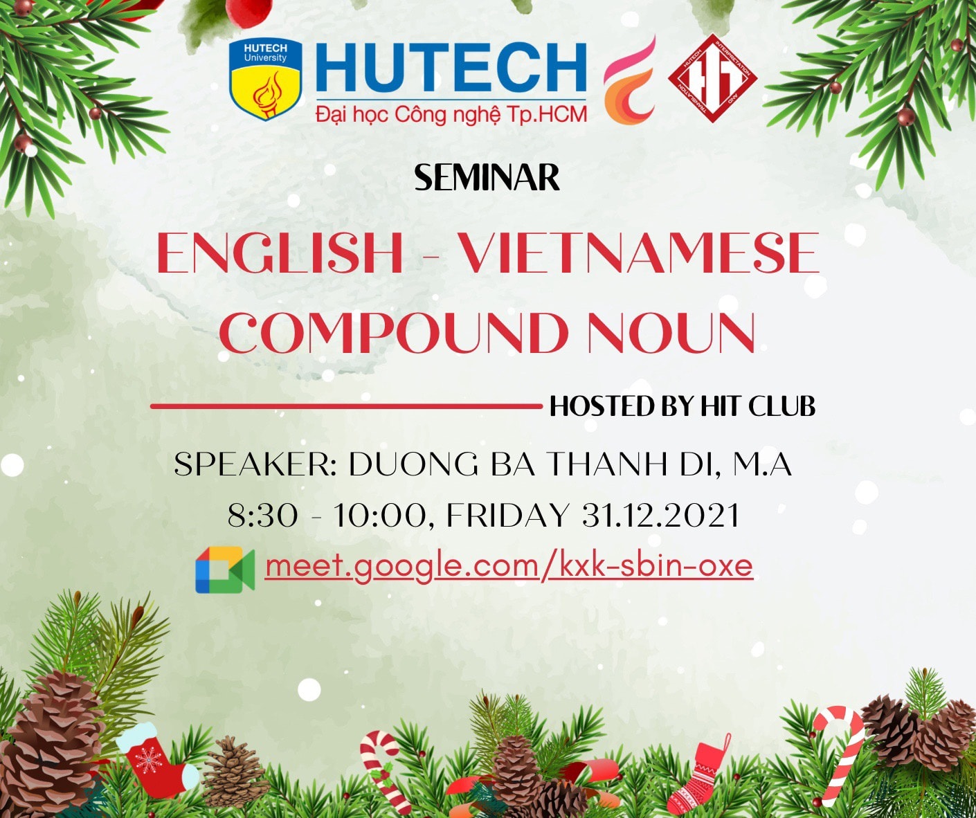 Seminars on  How to "crush" reading comprehension  and  “English – Vietnamese Compound Nouns” 20