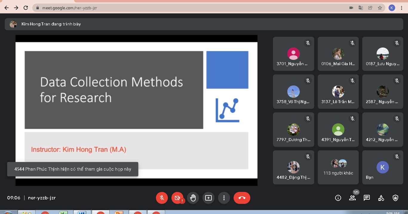 SEMINAR FOR STUDENT RESEARCH: DATA COLLECTION TOOLS - Faculty Of ...