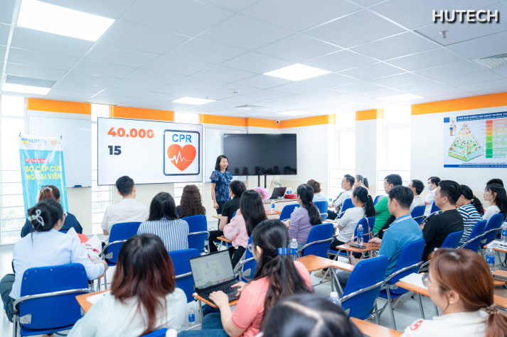 HUTECH nâng cao năng lực xử trí sự cố y tế cho đội ngũ CB-GV-NV 59