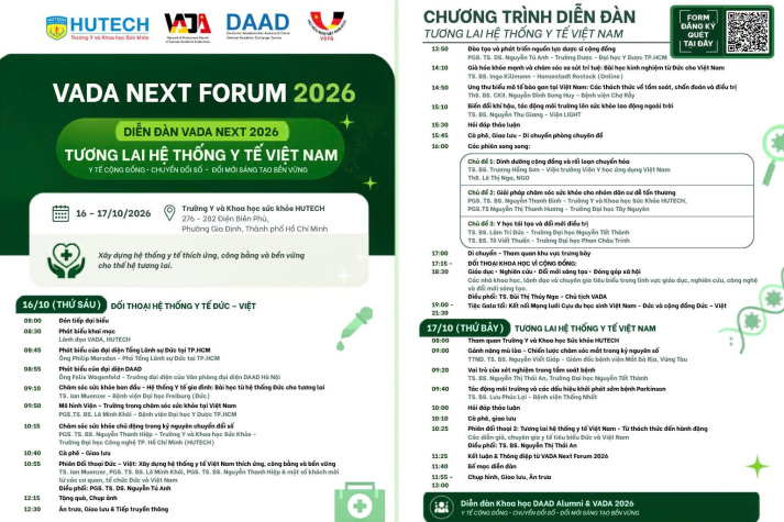 Trường Y và Khoa học sức khoẻ đăng cai diễn đàn Quốc tế VADA Next Forum 2026: Kết nối chuyên gia Việt - Đức, thảo luận tương lai hệ thống y tế Việt Nam 35