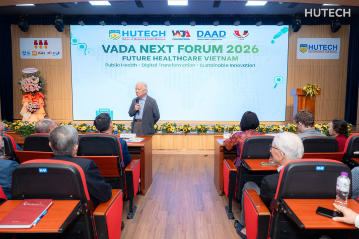 Trường Y và Khoa học sức khoẻ trực thuộc HUTECH đăng cai VADA Next Forum 2026: Kết nối tri thức Việt - Đức, hướng đến hệ thống y tế bền vững 14