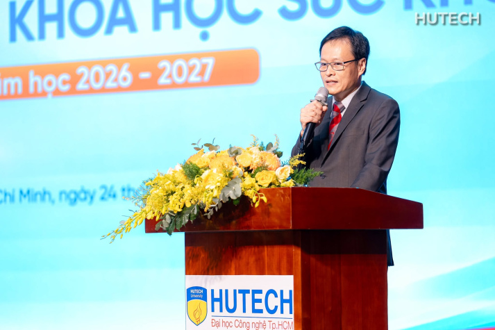 Bài phát biểu của Hiệu trưởng tại Lễ Khai khóa năm 2026 của Trường Y và Khoa học Sức khỏe (HUTECH-MHS) 43