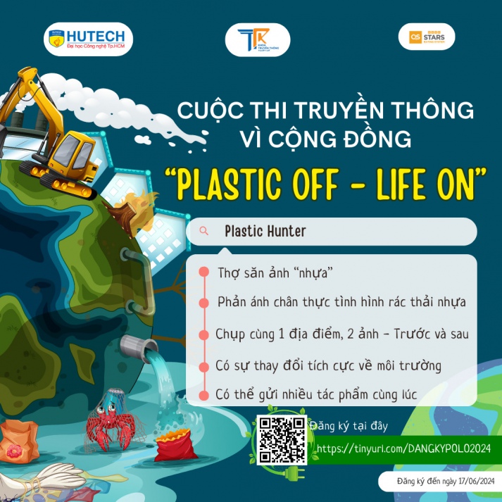 Khoa Truyền thông và Thiết kế tổ chức cuộc thi "Plastic off, life on" 2024 từ ngày 17/5/2024 58