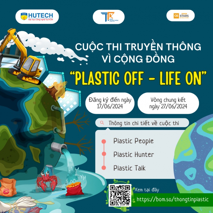 Khoa Truyền thông và Thiết kế tổ chức cuộc thi "Plastic off, life on" 2024 từ ngày 17/5/2024 14