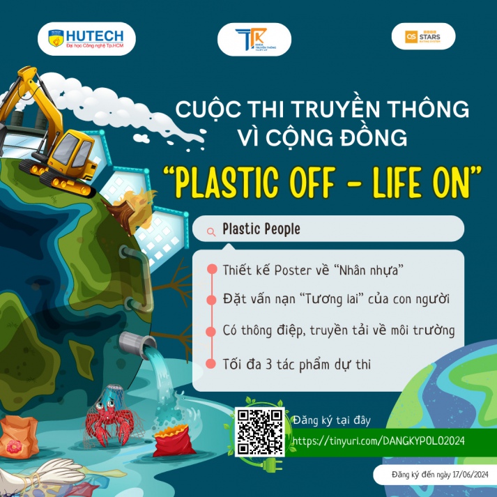 Khoa Truyền thông và Thiết kế tổ chức cuộc thi "Plastic off, life on" 2024 từ ngày 17/5/2024 38