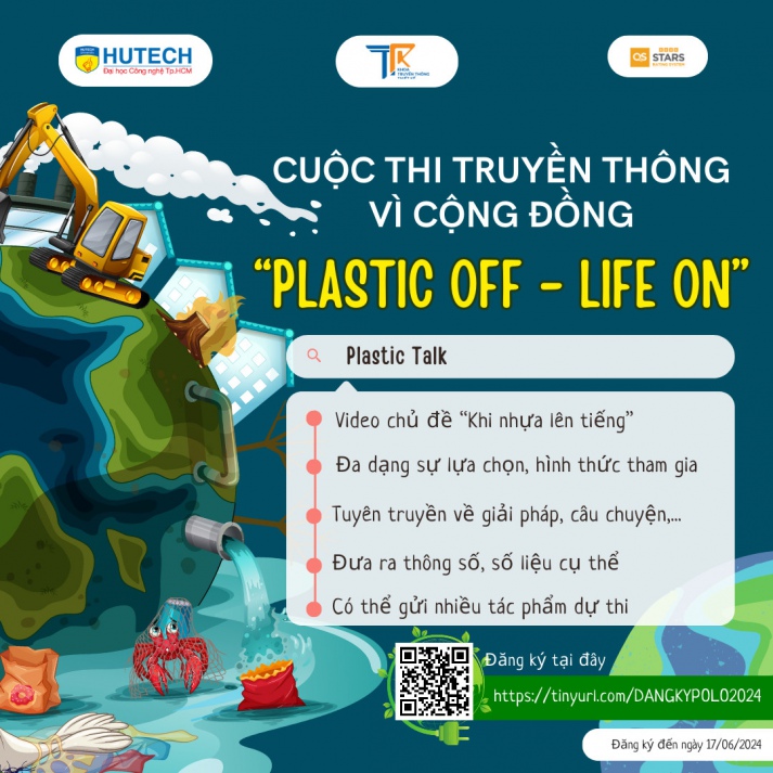 Khoa Truyền thông và Thiết kế tổ chức cuộc thi "Plastic off, life on" 2024 từ ngày 17/5/2024 76