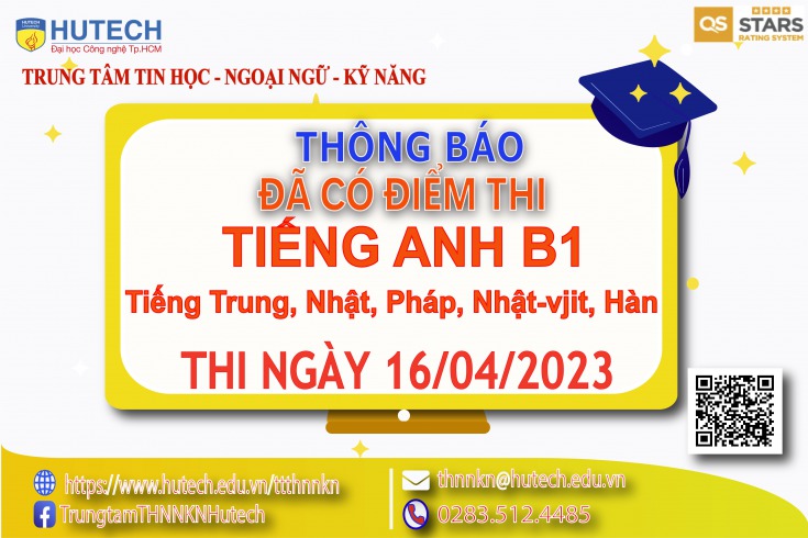 Thông báo đã có kết quả thi Tiếng Anh B1, Tiếng Trung, Tiếng Nhật, Tiếng Hàn, Tiếng Nhật - VJIT thi ngày 16/04/2023 2