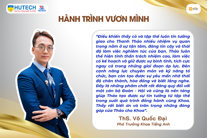 Hành trình định vị chất riêng giữa giảng đường của sinh viên Trần Thị Thanh Thảo 74