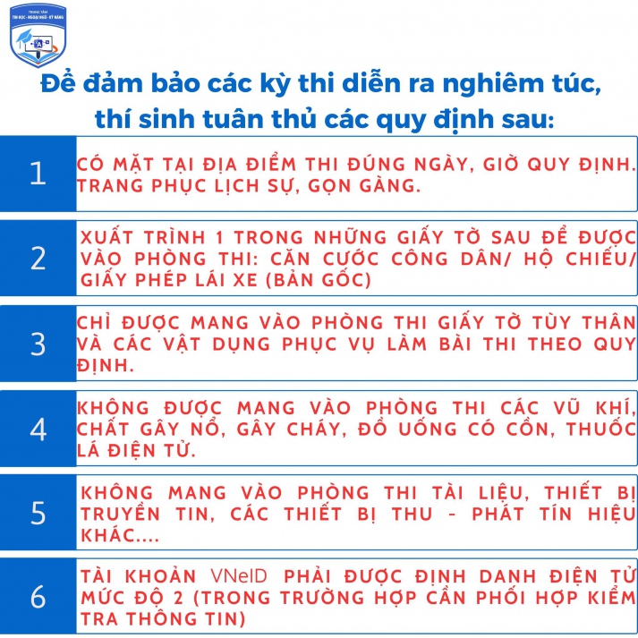 Đã có danh sách phòng thi, số bao danh Thi Ngoại ngữ, thi ngày 10/12/2024. Thi sinh tra cứu để biết thông tin 3