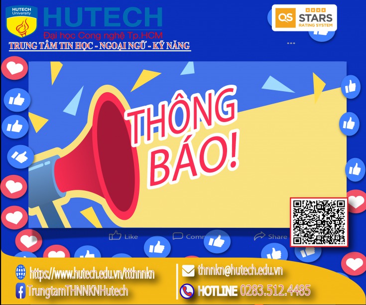 Thông báo hoãn lịch thi Tin học ngày 15/10/2023 2