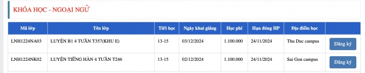 ĐĂNG KÝ THAM GIA CÁC KHOÁ HỌC NGOẠI NGỮ CHUẨN ĐẦU RA, TIẾNG ANH GIAO TIÊP, TOEIC, IELSTS TỪ THÁNG 11.2024 TRỞ ĐI 38